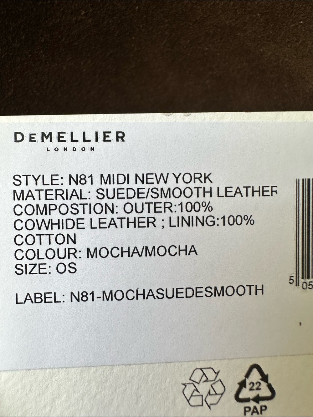 NWT DeMellier The Midi New York in Mocha Suede - Picture 7 of 8